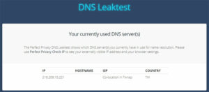 DNS洩漏測試